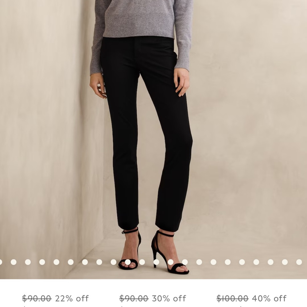 Banana Republic Sloan fit ankle length size 10